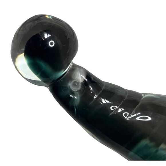 Seal W/Ball Heavy Hand Made Glass Heavy Duty Ocean Paperweight Gift Office Work - Picture 15 of 15